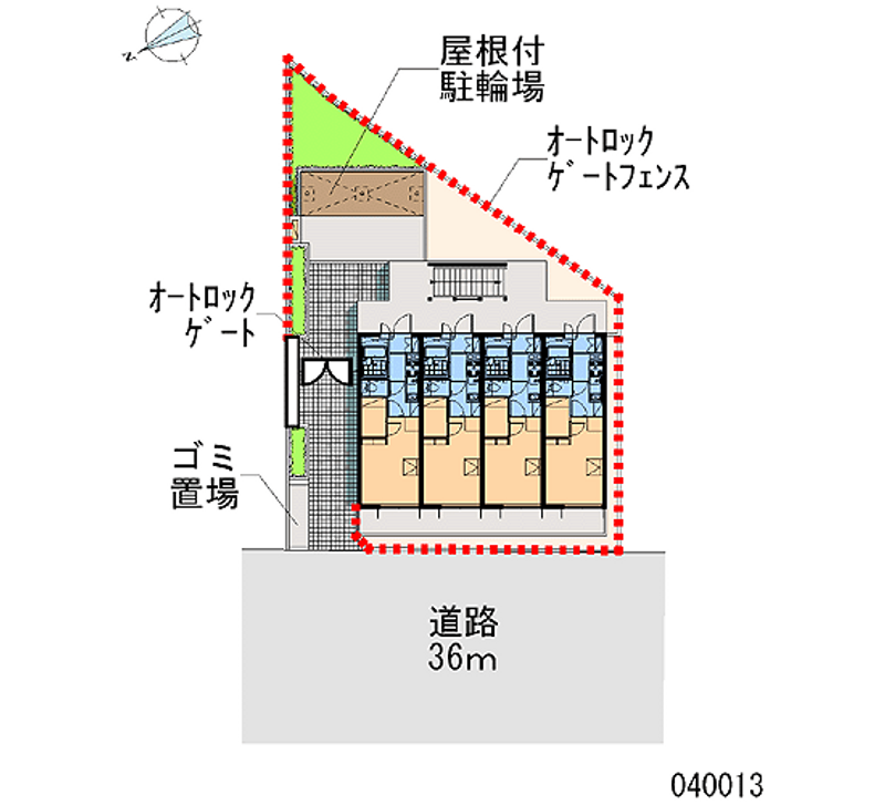 レオパレスＳＡＮＹＡ 区画図