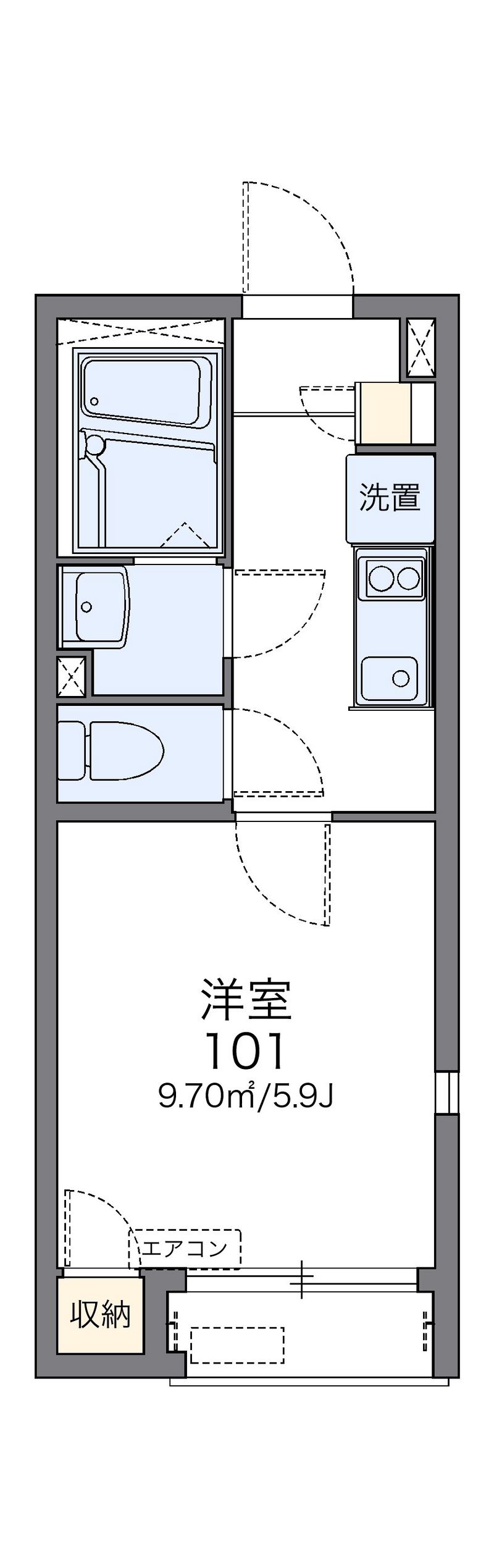 レオネクストローゼル吉祥寺 間取図