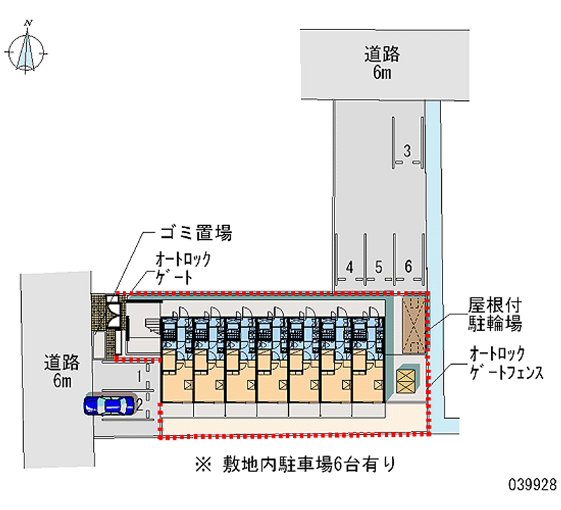 レオパレスグランシャリオ 月極駐車場