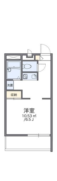 レオパレス松原 間取り図