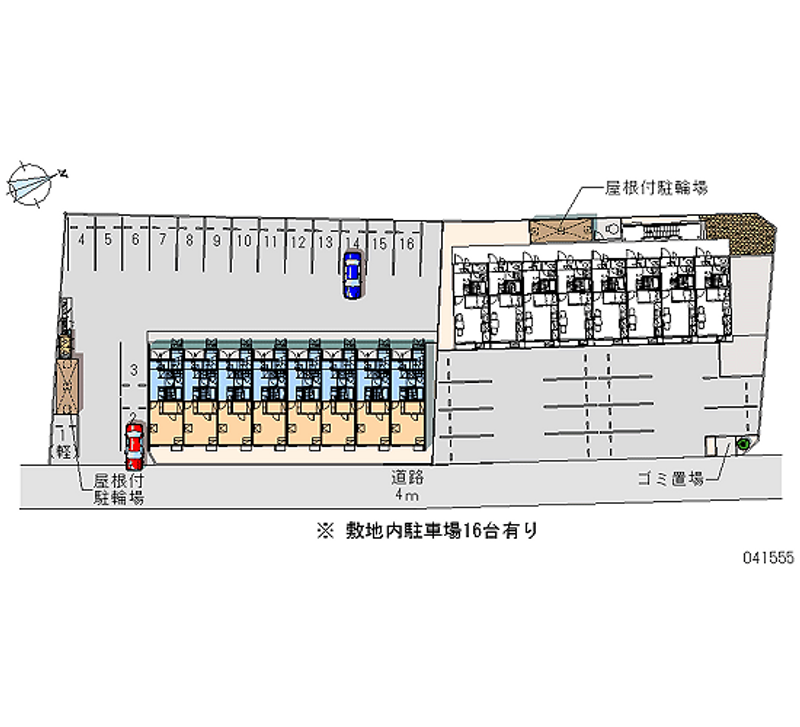 41555 bãi đậu xe hàng tháng