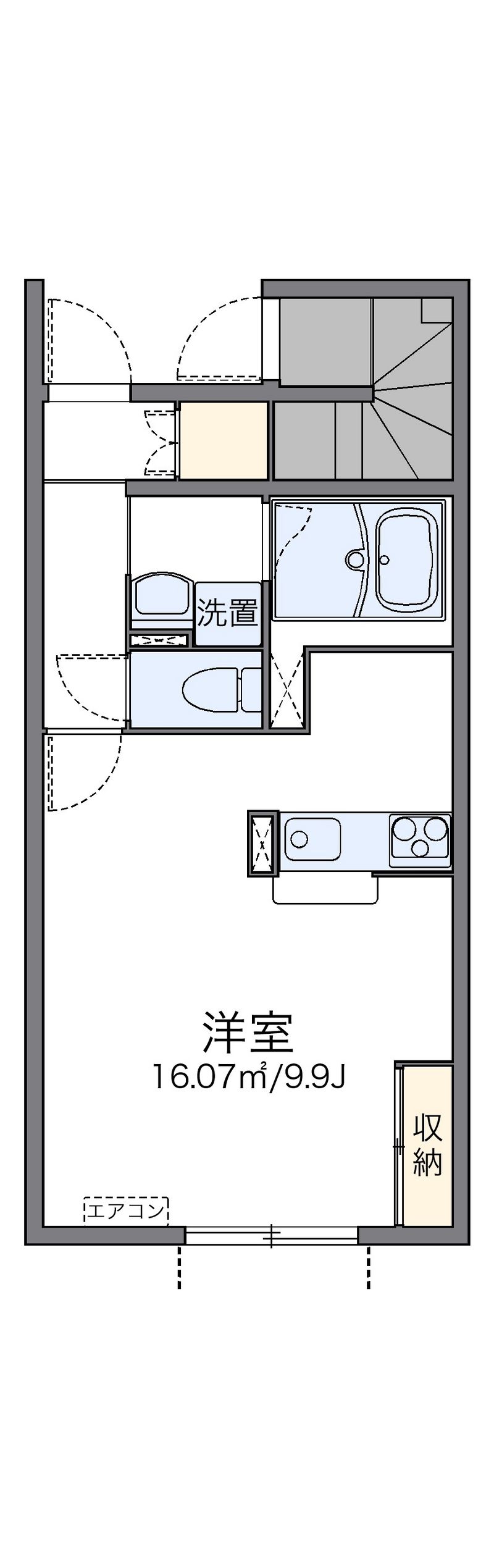 レオネクストグランブルー匝瑳 間取図