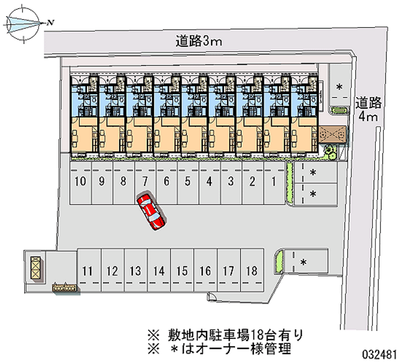 32481 Monthly parking lot