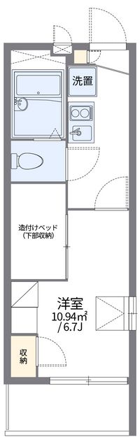 レオパレス西京 間取り図