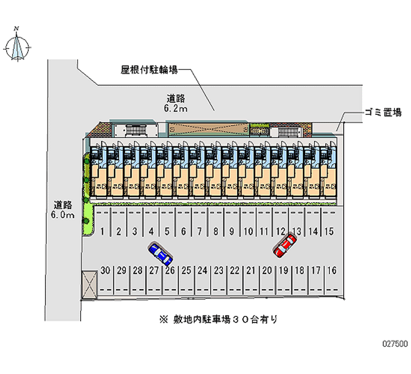 27500月租停车场