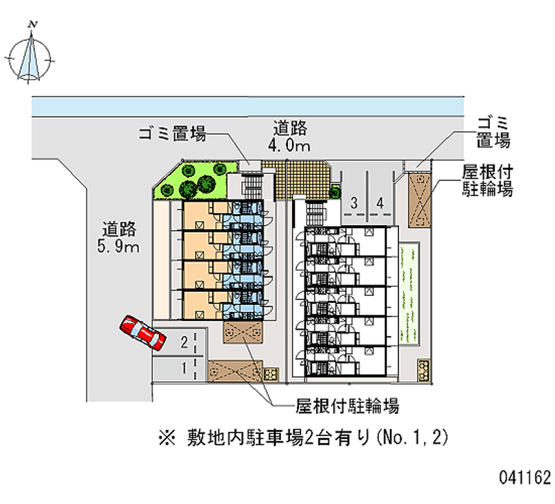 レオパレス塚口３番館 月極駐車場