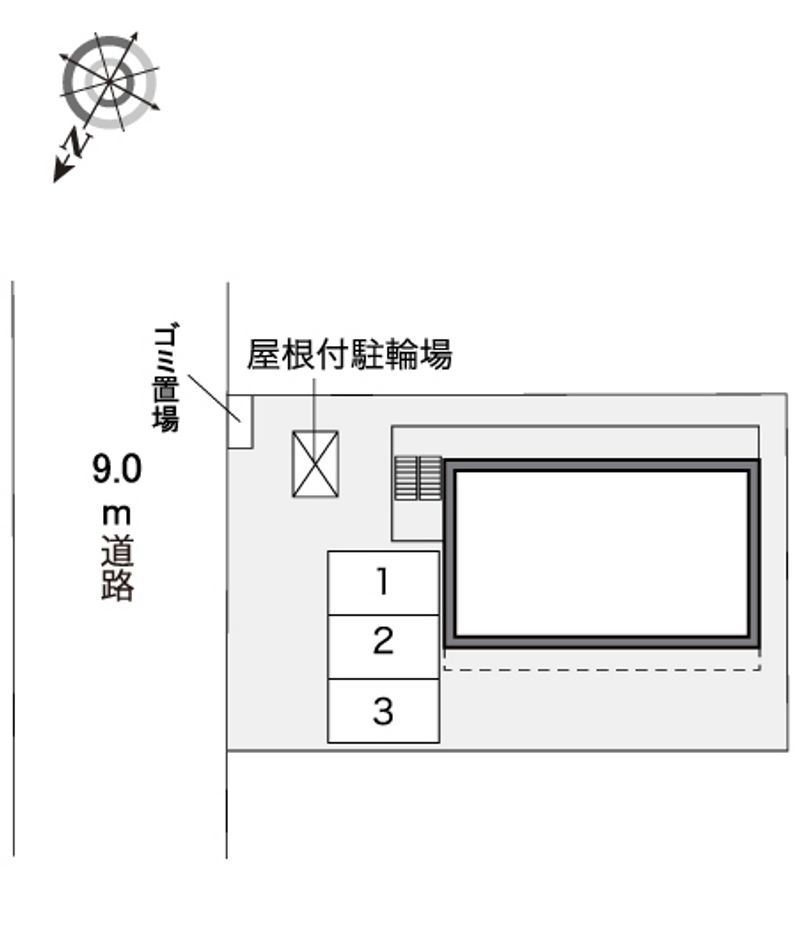 レオパレス銘苅 配置図