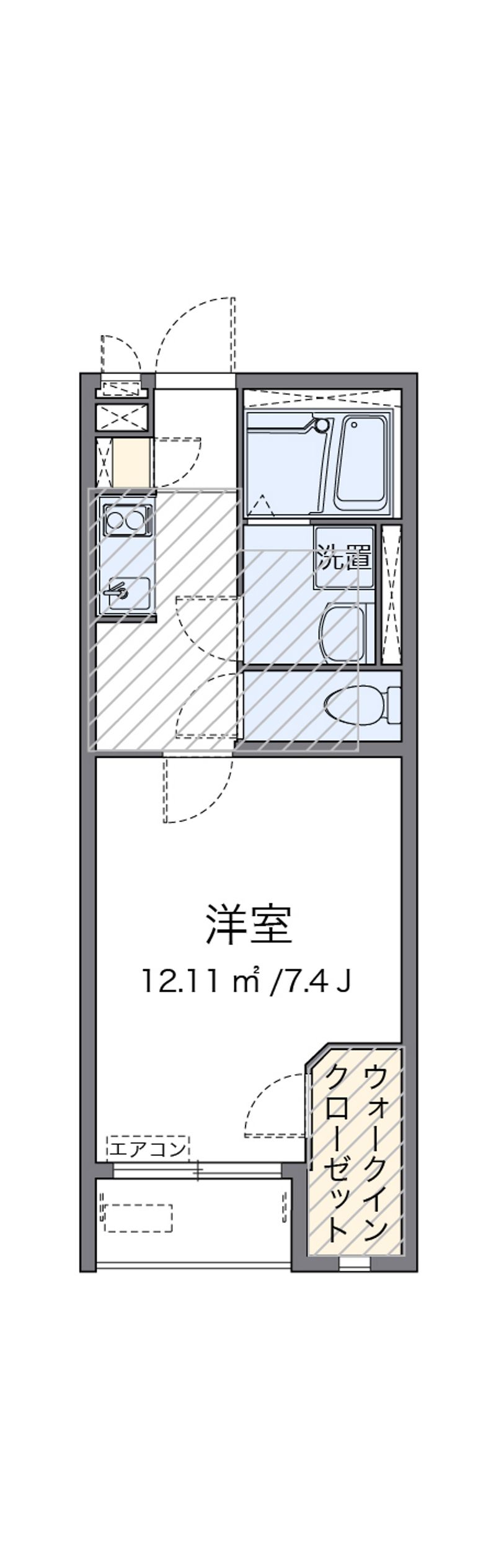 ミランダ光彩ＥＡＳＴ 間取図