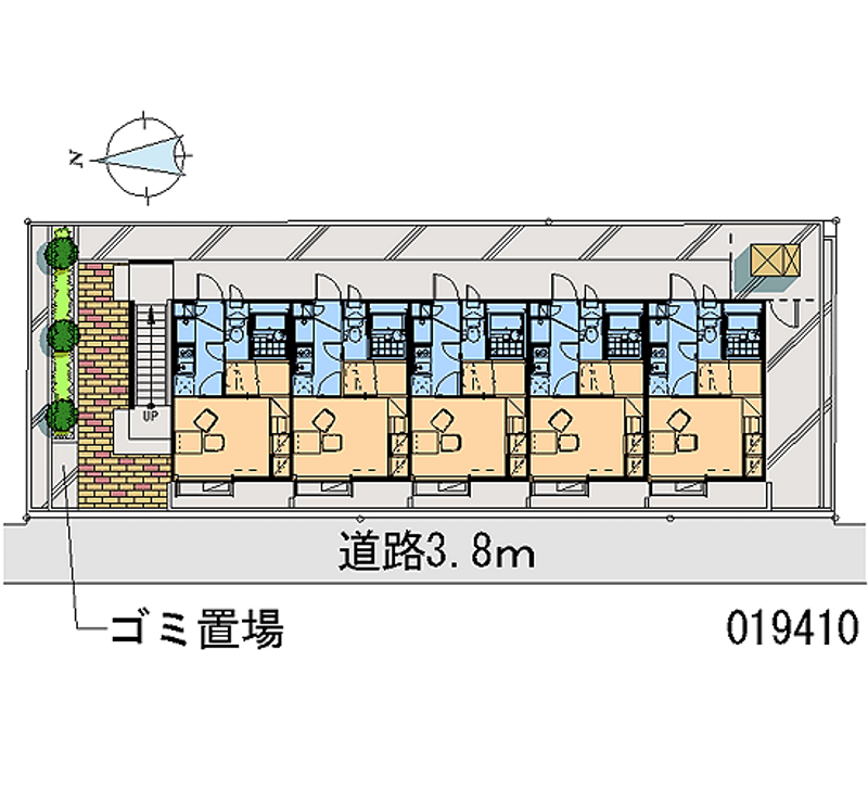 レオパレス向日葵 区画図