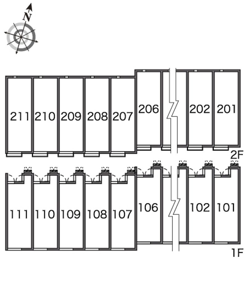 レオネクストめぐみフィールド 間取配置図