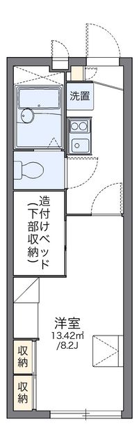 レオパレスフルハウス 間取り図