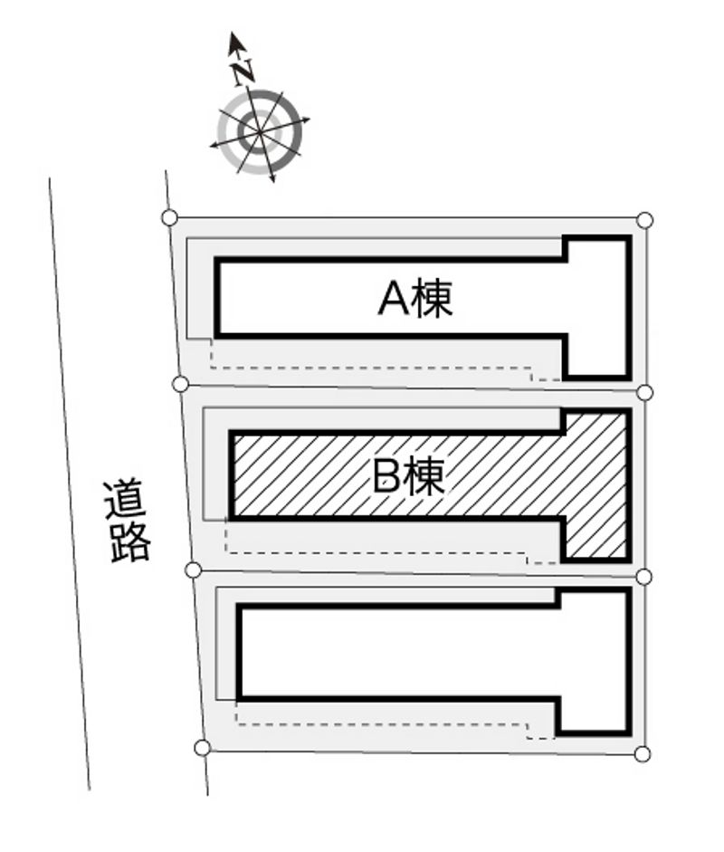 レオパレス大宮第２ 配置図