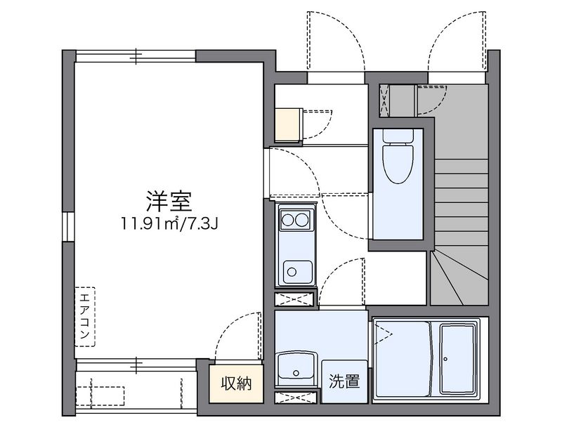 レオネクストラシーヌ弐番館 間取図