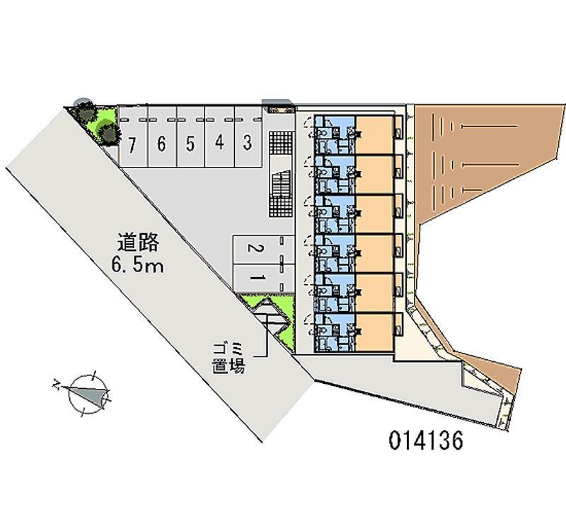 レオパレス三ノ宮 月極駐車場