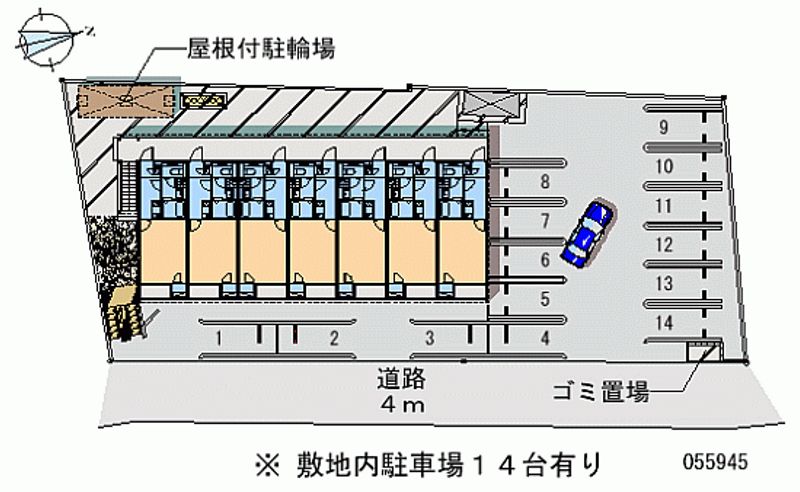 55945 Monthly parking lot