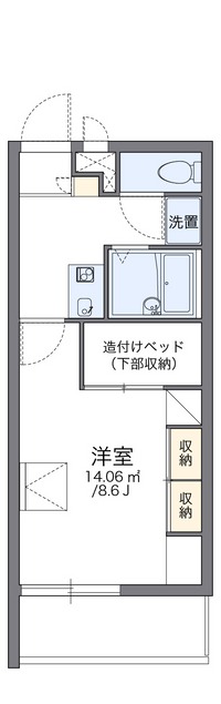 レオパレス２００１ 間取り図