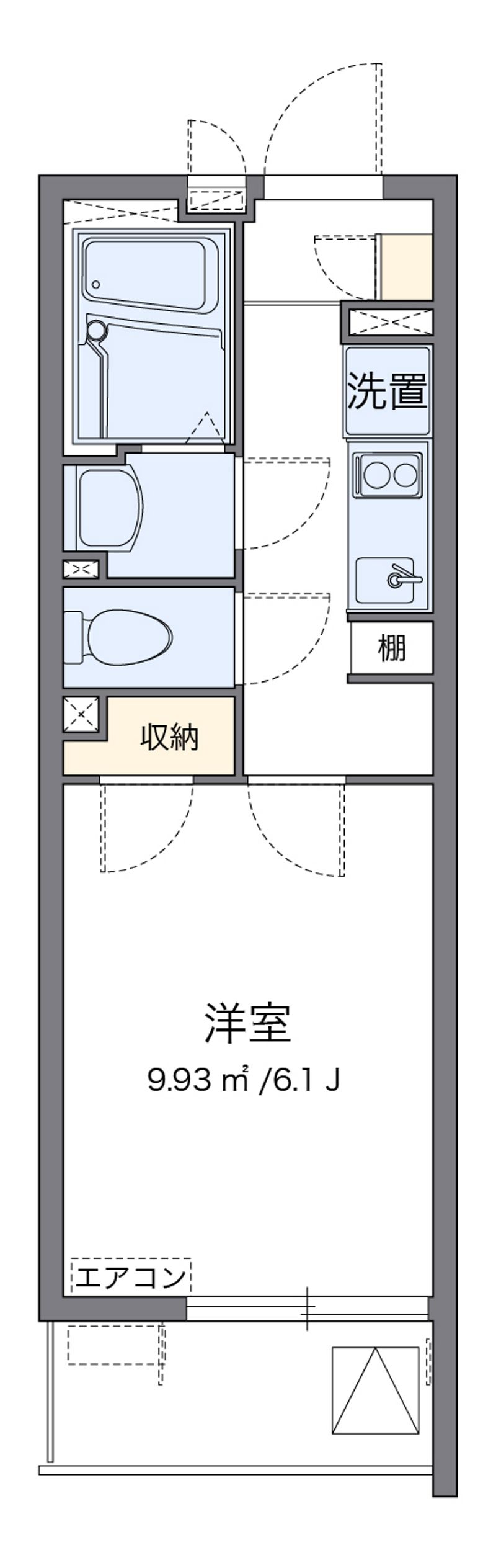 クレイノ春日 間取り