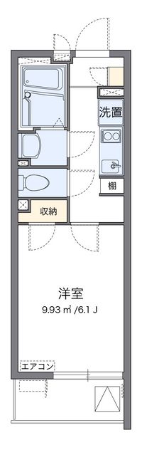 クレイノ春日 間取り図