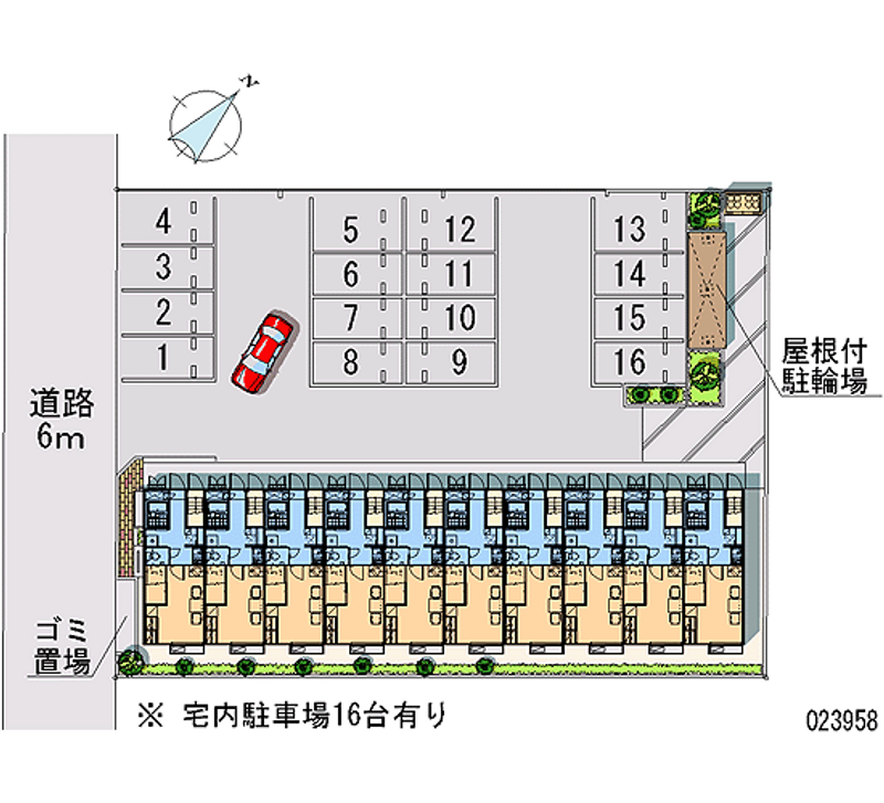 23958 Monthly parking lot