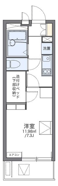 レオパレスティラーノ 間取り図