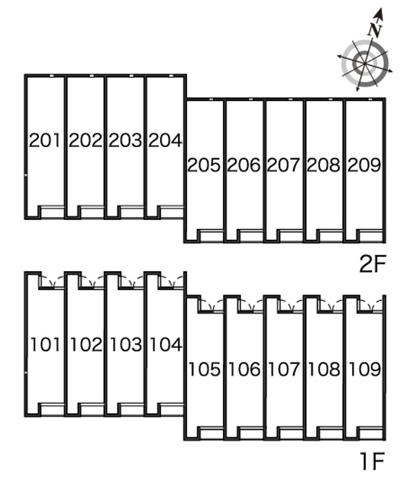 レオネクスト華 間取配置図