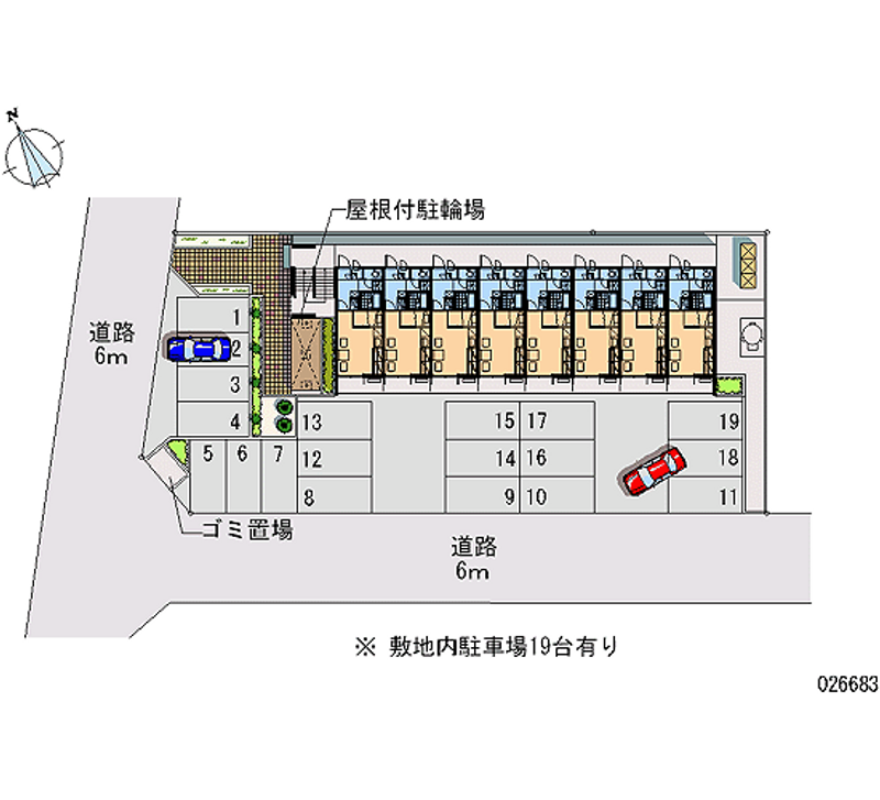 26683 Monthly parking lot