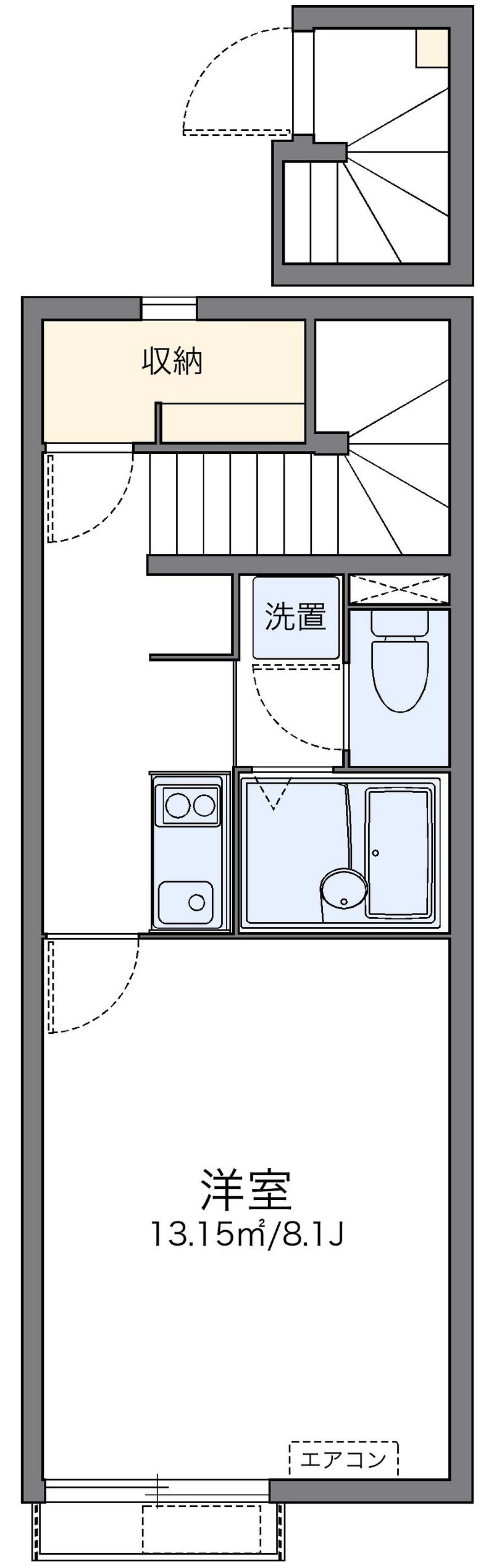 レオネクストミルキーウェイⅡ 間取図