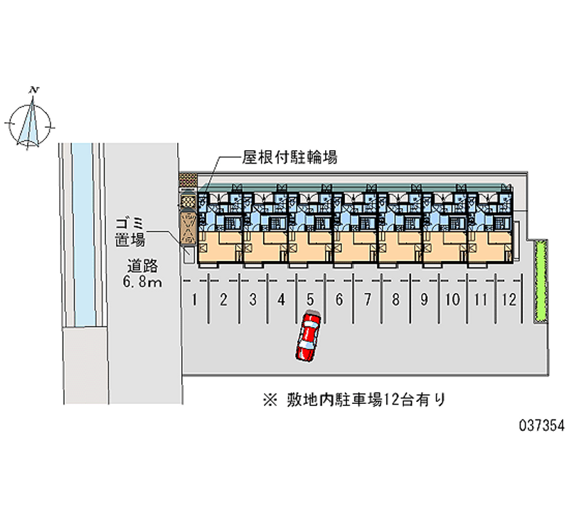 レオパレスボヌールＳ 月極駐車場