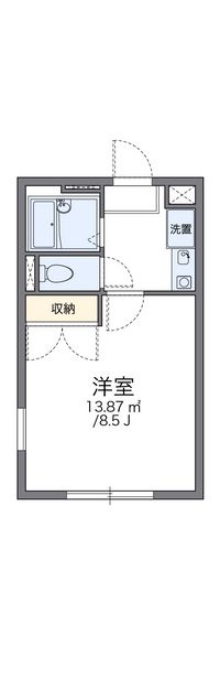 レオパレスＫＵＷＡＤＡ 間取り図