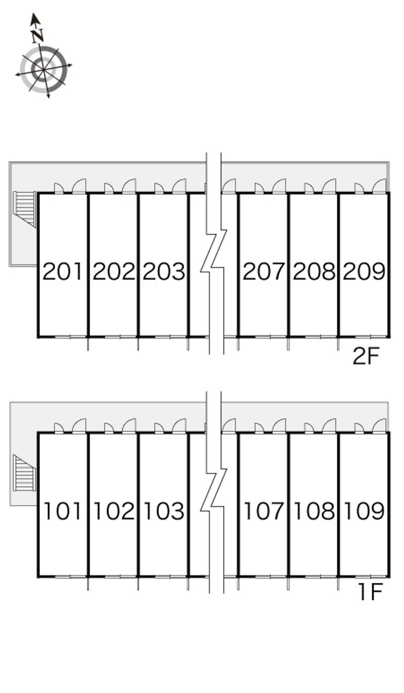 レオパレスメゾンエトワール 間取配置図