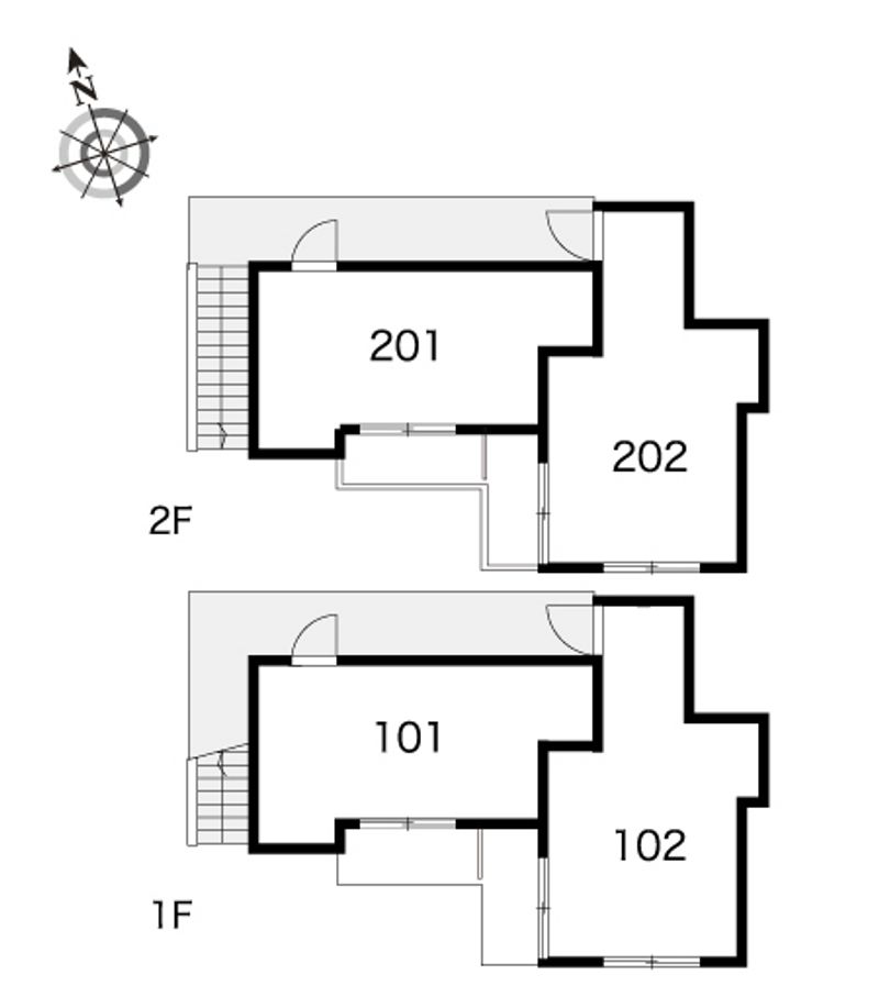 レオパレス西巣鴨 間取り配置図