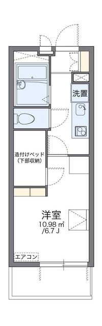 レオパレスリンデンバウム 間取り図