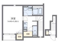 クレイノハイツサンシャイン 間取り図