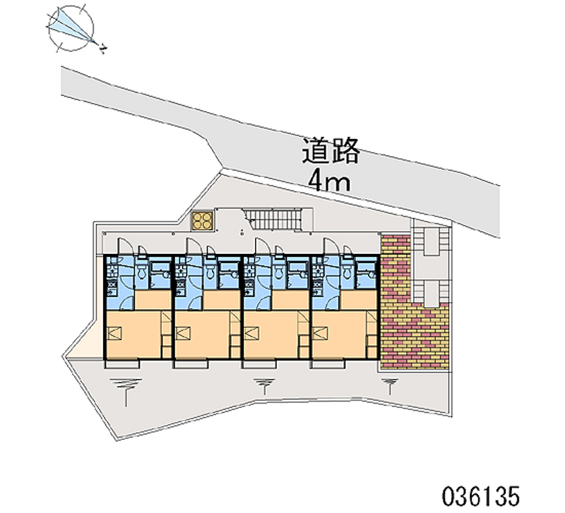 レオパレス櫻根南 区画図