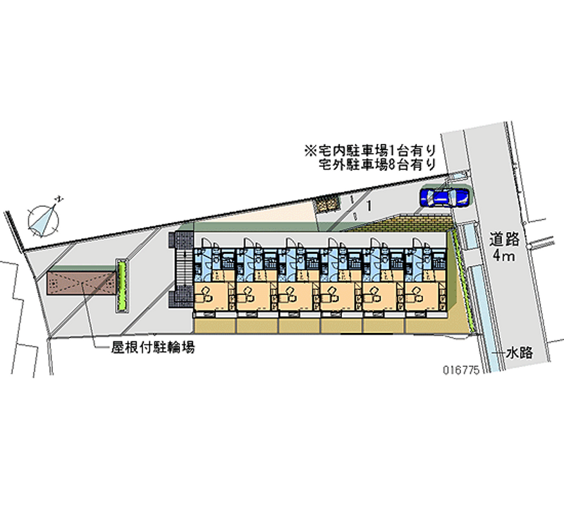 レオパレスソフィア 月極駐車場