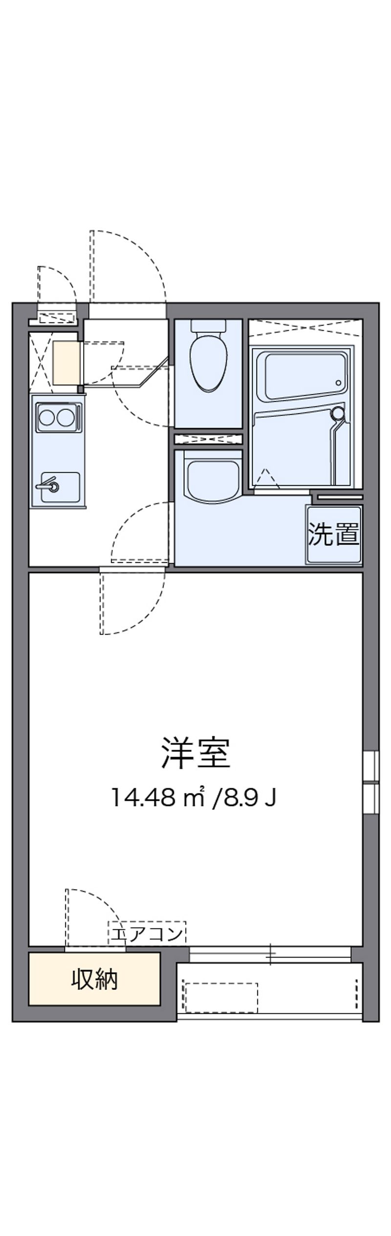 クレイノパルテドール 間取図