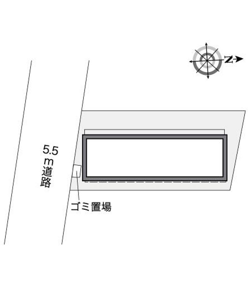 レオパレスベルハイツ 配置図