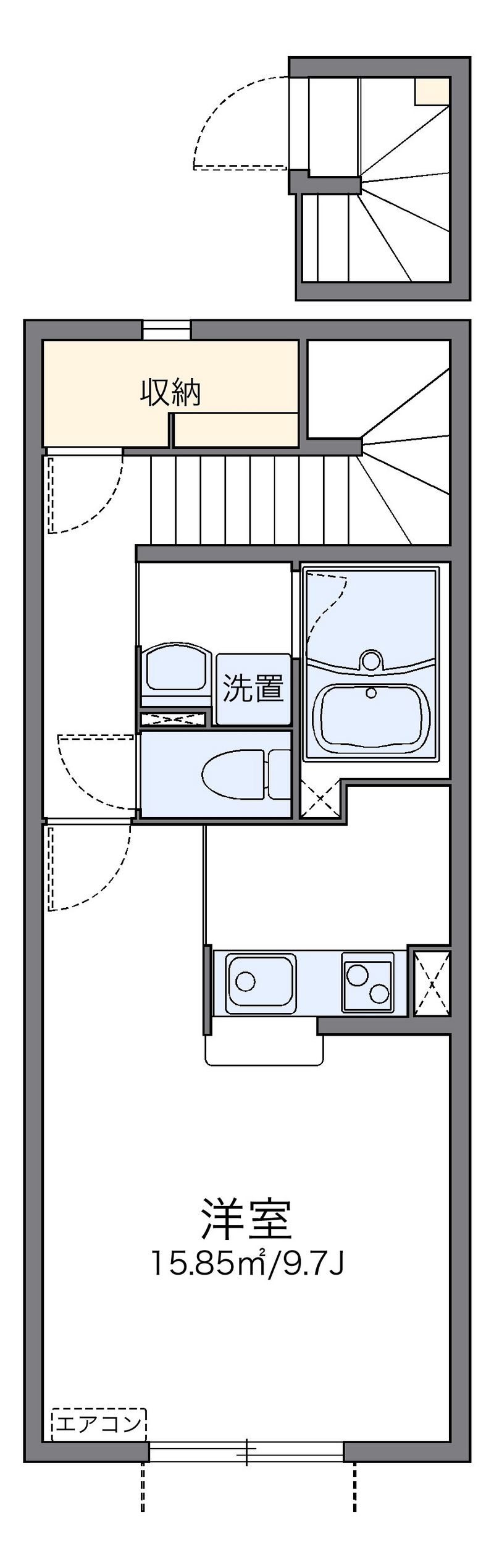 レオネクストＪＫ３ 間取図