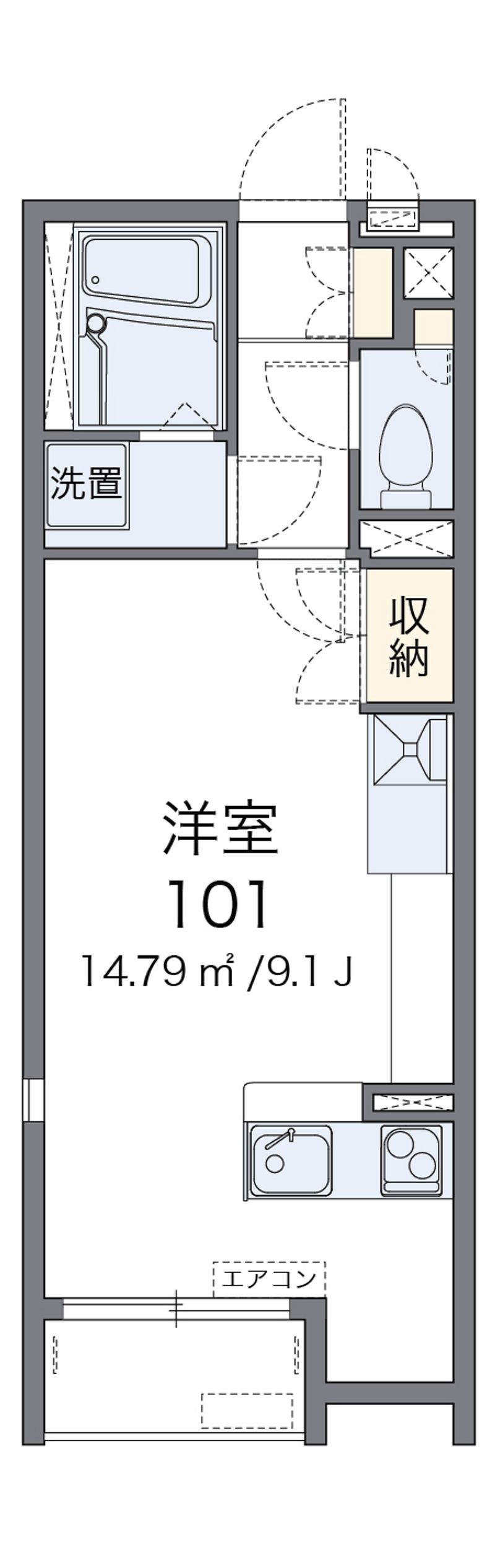 レオネクスト大田西館 間取図