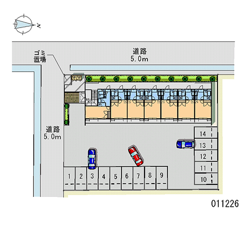 11226 Monthly parking lot