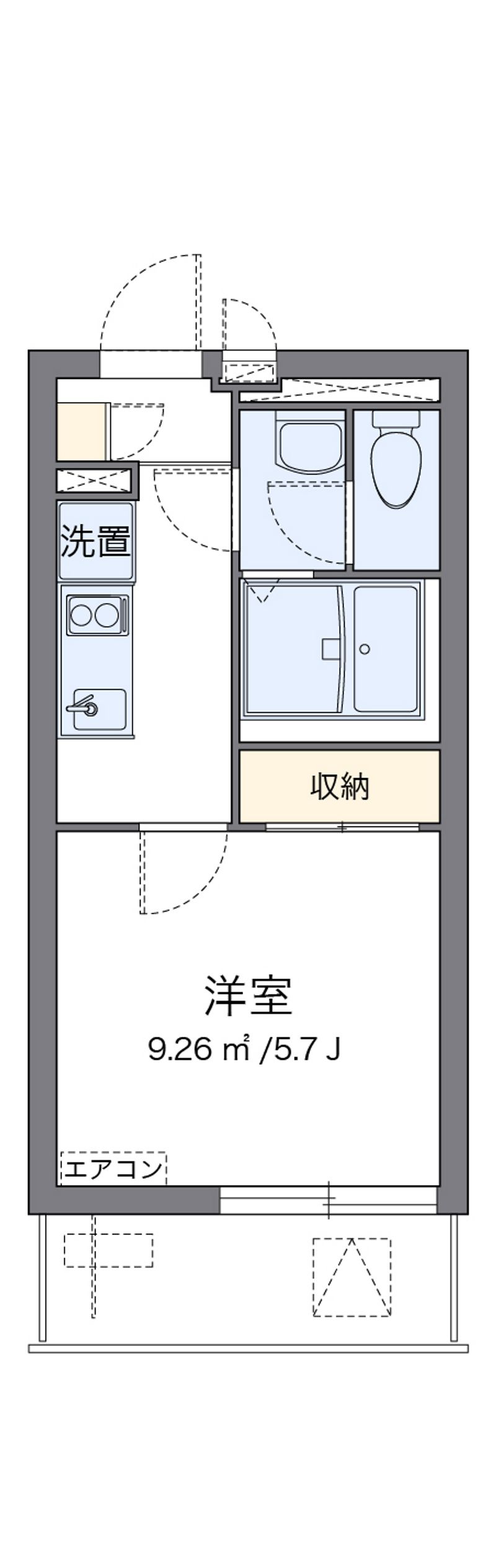 クレイノ森野第一 間取図