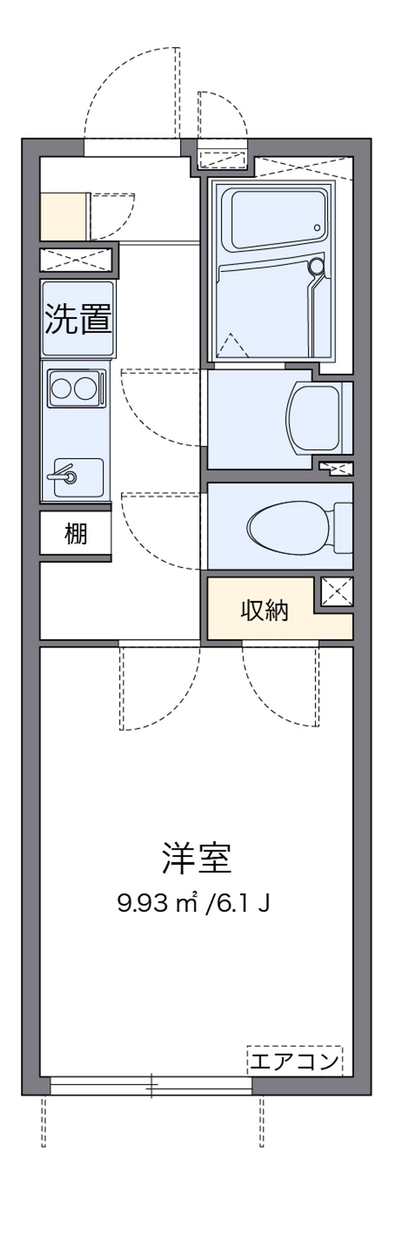 クレイノ高円寺 間取図