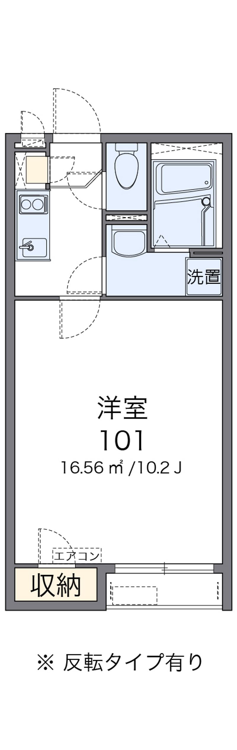 クレイノＳＡＧＡ 間取図
