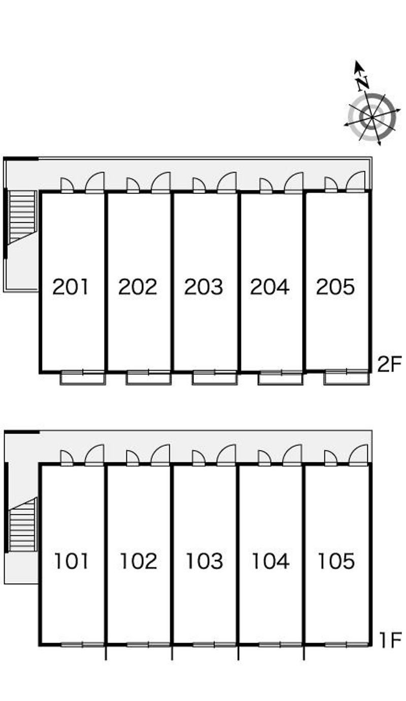 レオパレス小路ＫＢＴ 間取配置図