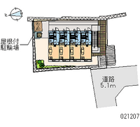レオパレスＡＳＡＢＡ 区画図
