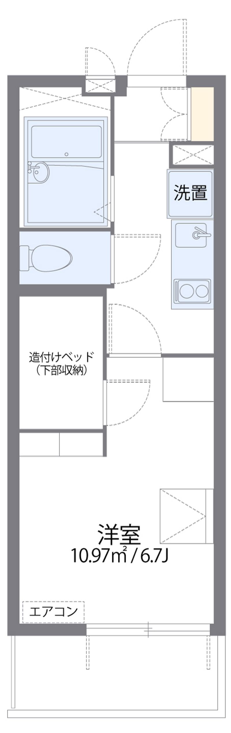 レオパレス東蟹屋 間取図