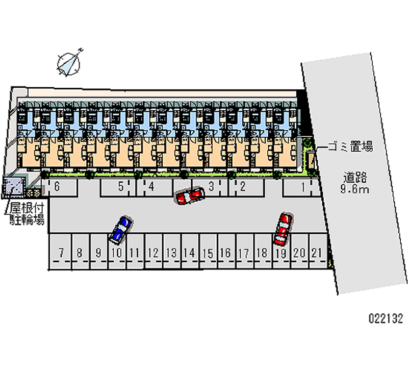 22132 bãi đậu xe hàng tháng