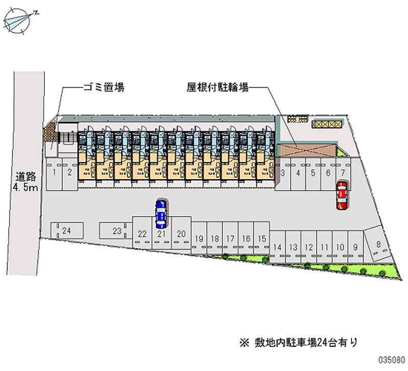 レオパレスＭａｕｎａ 月極駐車場