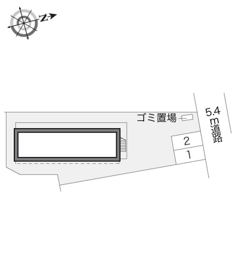 レオパレスアイビー 配置図