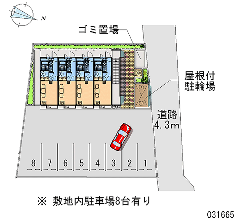 レオパレスＦｏｒｅｓｔ 月極駐車場